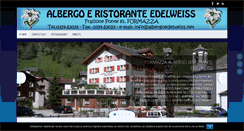 Desktop Screenshot of albergoedelweiss.net